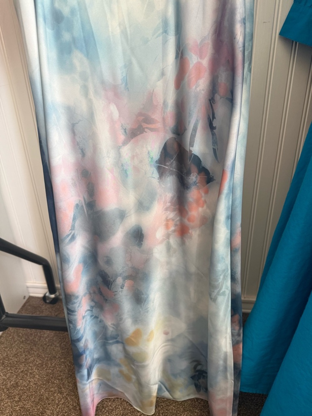 Anthropologie Watercolor Dress - Picture 5 of 10